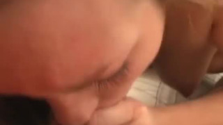 Motivated Amateur teen blowjob
