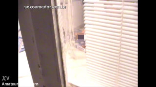 Sex Tape amador gravado secretamente homem fodendo loira b.
